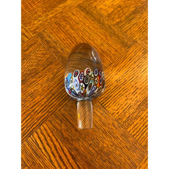 Millefiori Glass Bottle stop - Picture 1 of 5